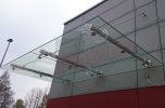 Daszek szklany typu MW STARK w Bielsku-Białej